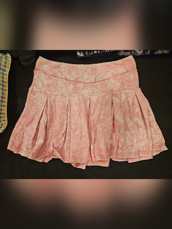 Savage Love Dresses & Skirts - Pleated Tie-Dye Pink Skater Skirt
